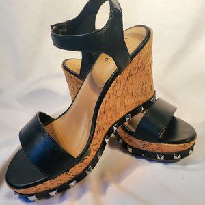 Torrid Studded Cork Wedge Sandals
